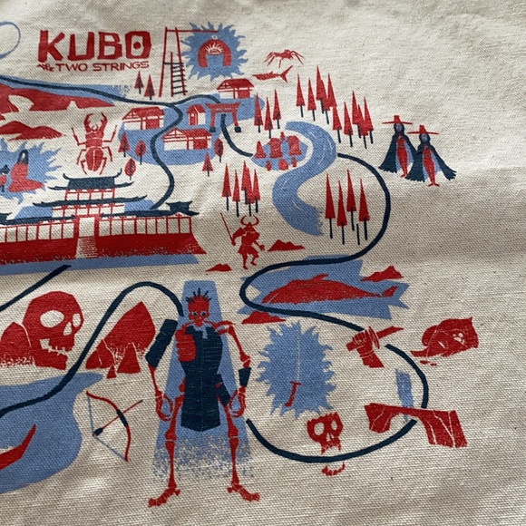 Kubo and the Two Strings canvas tote bag - Picture 4 of 4